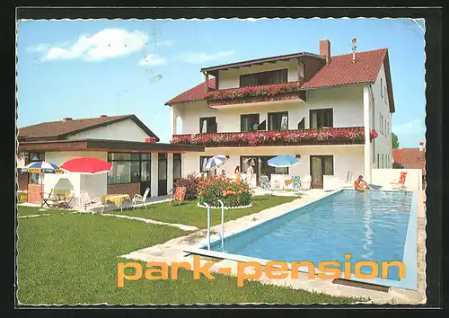 AK Bad Hall, Park-Pension u. H. Gegenhuber, Billrothstrasse 14