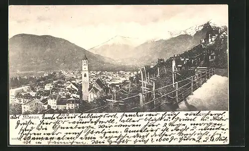 AK Meran, Blick über die Stadt