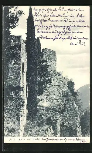 AK Arco, Partie vom Castell