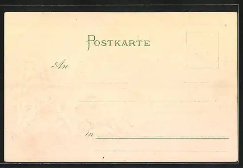 Passepartout-Lithographie Hochblauen /Schwarzwald, Gasthaus im Sonnenschein, Wappen