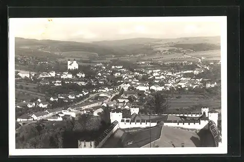 AK Bojkovice, Vogelperspektive von Burg aus