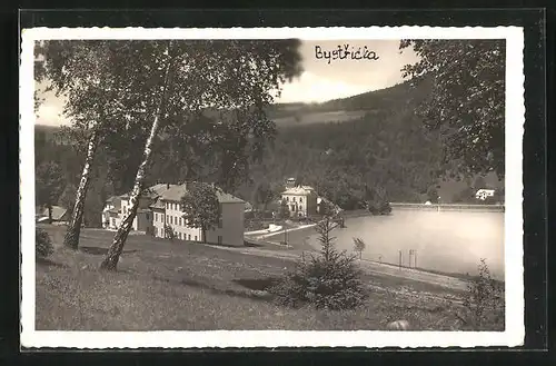 AK Klein-Bistritz /Bystricka, Blick auf das Hotel Klenov