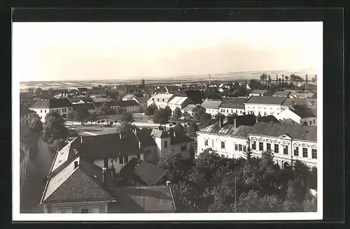 AK Hulín, Blick auf die Dächer der Stadt