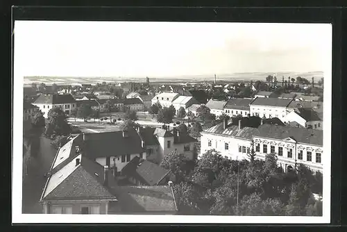 AK Hulín, Blick über die Hausdächer