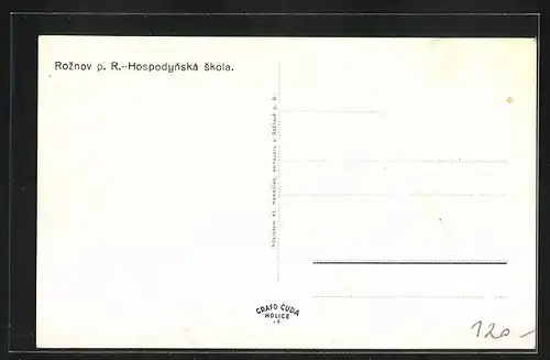 AK Roznov p. R., Hospodynská Skola