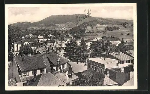 AK Roznov p. Radh, Namesti, Ortsansicht aus der Vogelschau