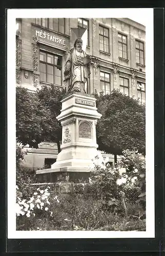 AK Uhersky Brod, Pomnik J. A. Komenskeho