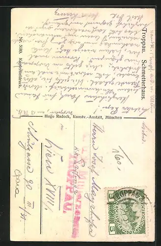 AK Troppau, Schmetterhaus