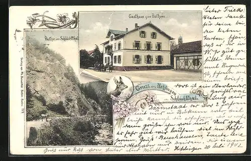 AK Uehlingen i. Schlüchthal, Gasthaus zum Posthorn