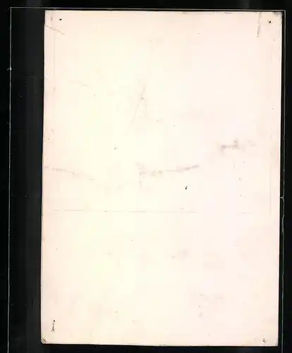 Handzeichnung Mann schläft am Schreibtisch