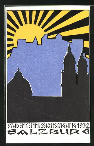 AK Salzburg, Studentenmissionstagung 1932, Sonnenaufgang