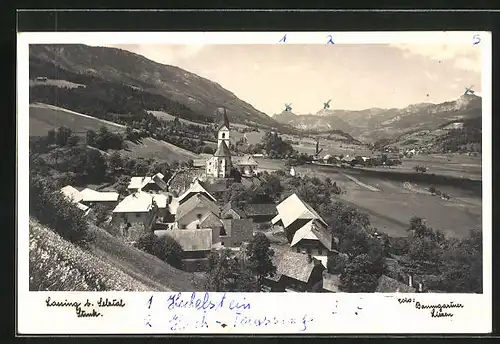 AK Lassing b. Selztal, Ortsansicht mit Kirche