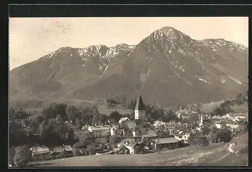 AK Bad Aussee, Ortsansicht mit Zinken