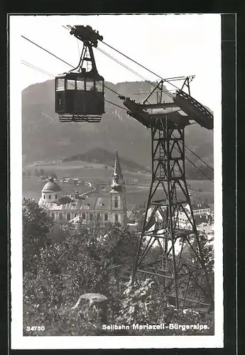 AK Mariazell, Seilbahn zur Bürgeralpe