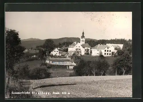 AK Strallegg, Panorama mit Kirche