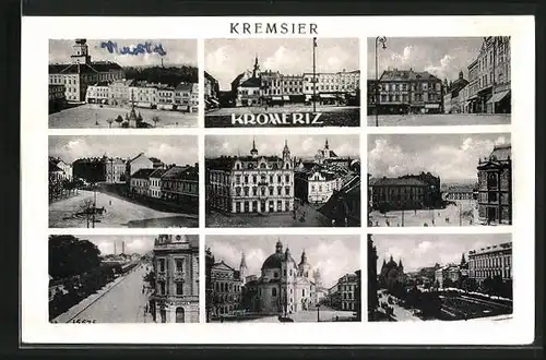 AK Kremsier /Kroméríz, Sehenswürdigkeiten der Ortschaft