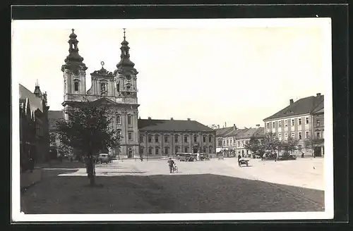 AK Uherské Hradiste, Namesti, Strassenpartie