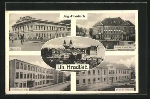 AK Uherské Hradiste, Gymnasium, Obecne a mest. skoly, Zivnostenska skola