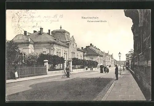 AK Neutitschein, Kaiser-Josef-Strasse