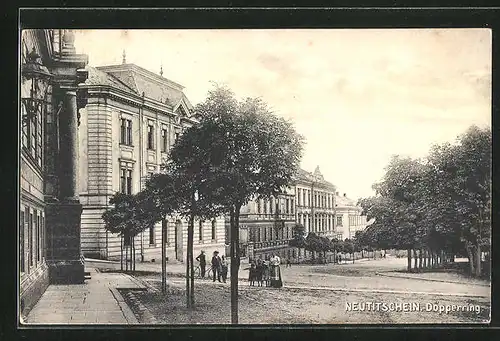 AK Neutitschein, Strassenpartie Döpperring