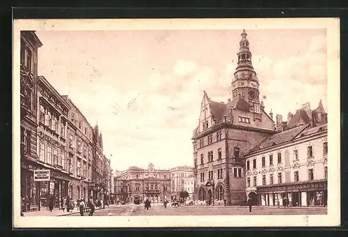 AK Troppau, Städtisches Museum, Restaurace Hans Maas