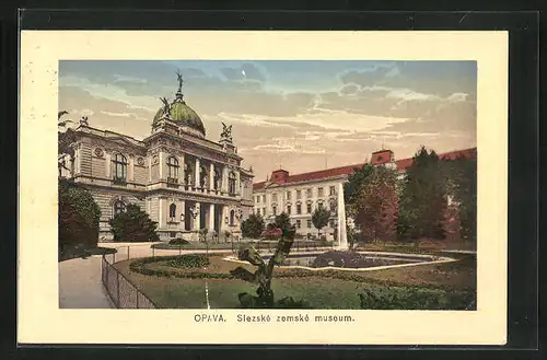 AK Troppau /Opava, Slezské zemské museum