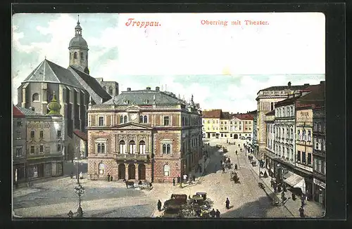 AK Troppau, Oberring mit Theater