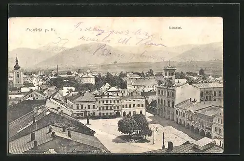 AK Frenstát p. R., Panorama Namesti