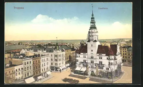 AK Troppau, Stadtturm am Oberring