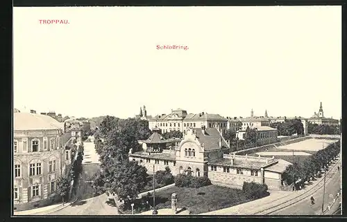 AK Troppau, Eislaufplatz am Schlossring