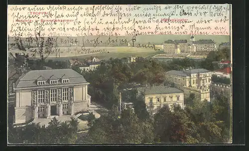 AK Troppau, Handels-u. Gewerbekammer und Marienkloster