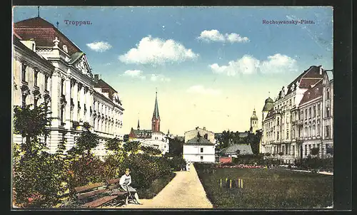 AK Troppau, Rochowansky-Platz