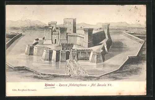 AK Rimini, Rocca Malatestiana, Nel Secolo XV