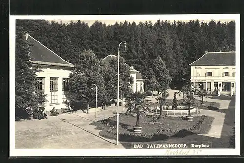 AK Bad Tatzmannsdorf, Kurplatz im Wald