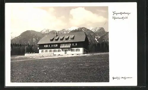 AK Trofaiach, Gasthaus Rheinlandhaus in den Bergen