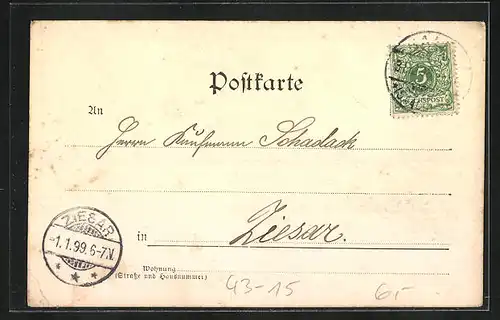 AK Strasburg, Johannes Gutenberg, Erfinder des Buchdruckes, Erstes Druckhaus Gutenbergs zu Mainz, Erste Presse