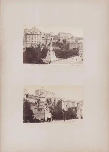 Fotoalbum mit 58 Fotografien, Ansicht Italien, Genova, San Remo, Ospedaletti, Menton, Reise von Ligurien zur Côte d`Azur