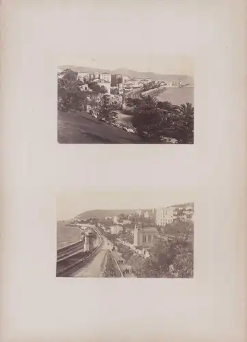 Fotoalbum mit 58 Fotografien, Ansicht Italien, Genova, San Remo, Ospedaletti, Menton, Reise von Ligurien zur Côte d`Azur