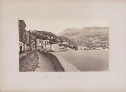 Fotoalbum mit 58 Fotografien, Ansicht Italien, Genova, San Remo, Ospedaletti, Menton, Reise von Ligurien zur Côte d`Azur