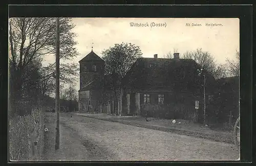 AK Wittstock /Dosse, Alt Daber, Heideturm