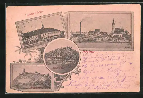 AK Pribor, Ucitelsky ustav, Hukvaldy, Panorama
