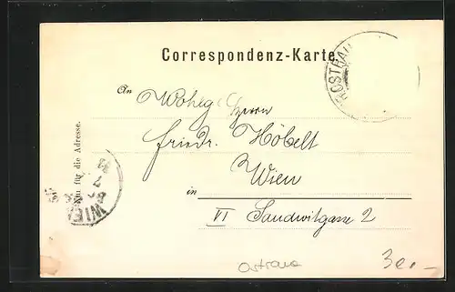 AK Mähr. Ostrau, Teichring u. Malzfabrik