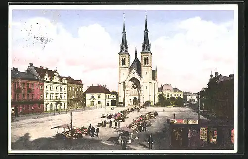 AK Privoz, Ringplatz mit Kirche