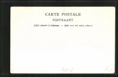 Lithographie Mann an der Reling, Toilettenhumor