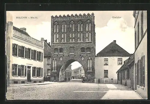AK Malchin, Stadttor der Ortschaft