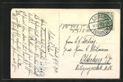 AK Emden, Kaiserin-Victoria-Schule, Höhere Töchterschule