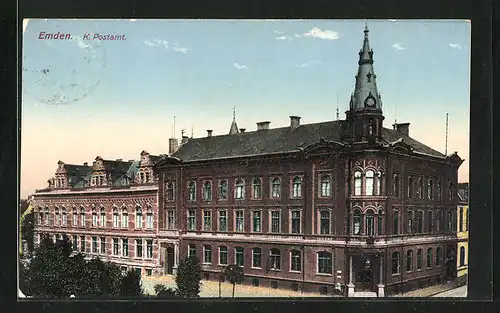 AK Emden, Blick auf das Königliche Postamt