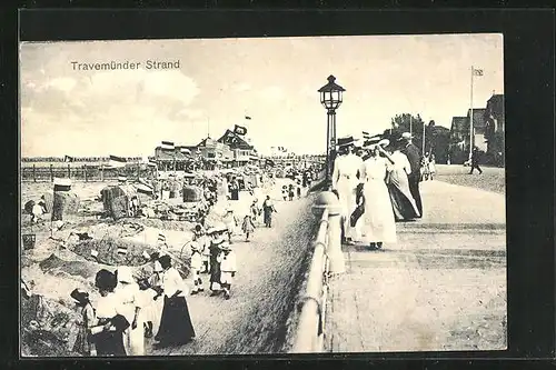 AK Travemünde, Sicht auf Strandabschnitt