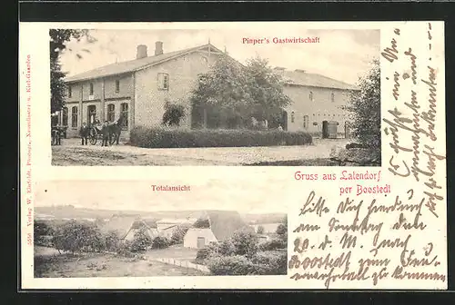 AK Latendorf, Pinper`s Gasthaus, Totalansicht