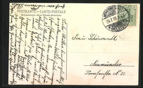 AK Grauel, Gasthaus v. Hans Rehder, Geschäft v. J. Wohlers